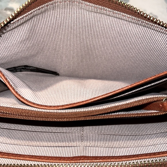 Margot Custom Colored Leather Wallet Wristlet BNNT - Picture 9 of 16